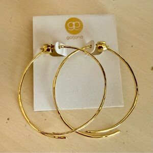 Gorjana Shiny Gold Hoop Earrings